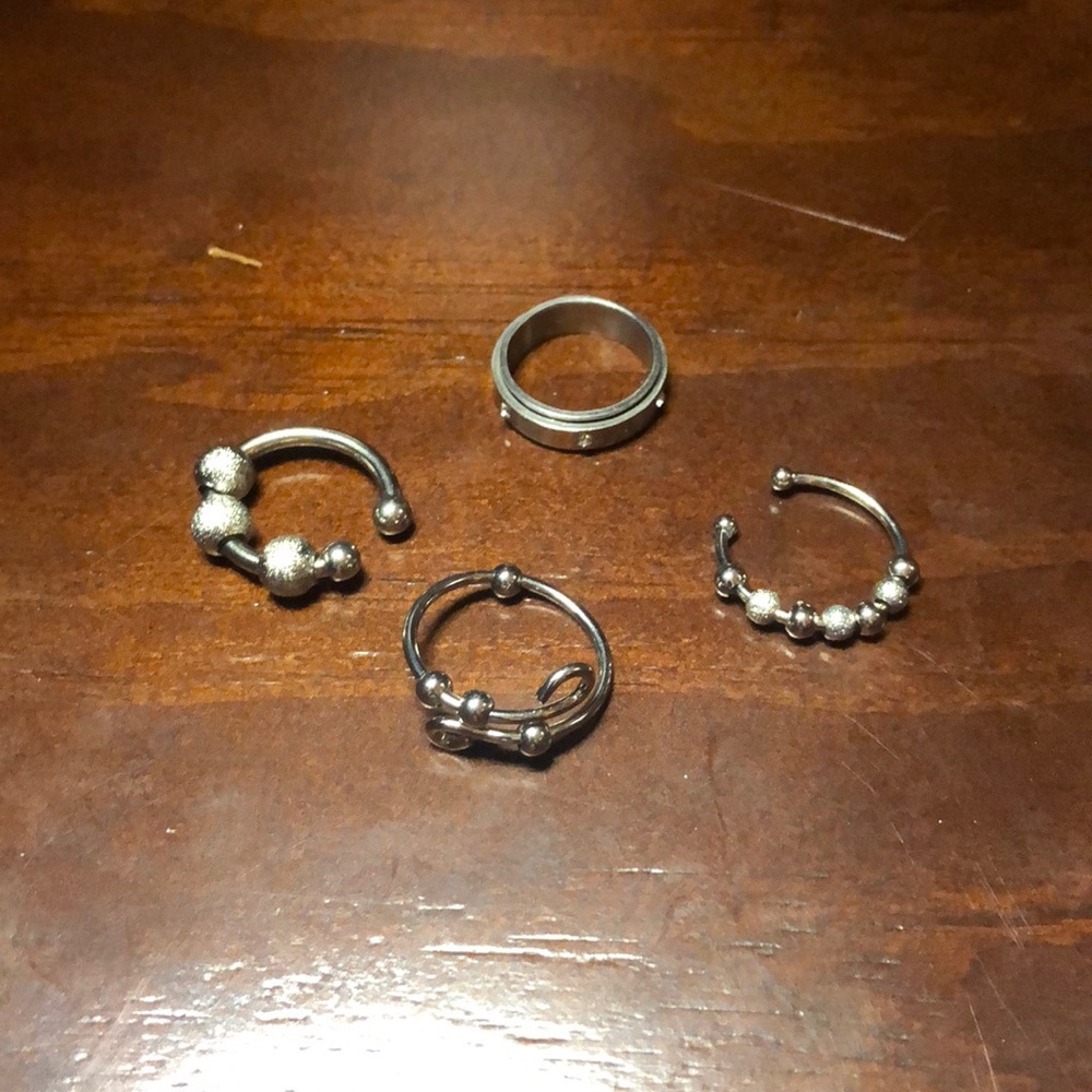 Fidget/Spin Ring Pack (4)